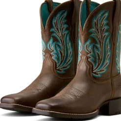 Ariat Westernlaarzen Round Up Filly Dames Dark Cacao