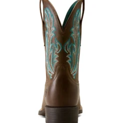 Ariat Westernlaarzen Round Up Filly Dames Dark Cacao