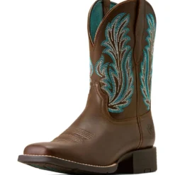 Ariat Westernlaarzen Round Up Filly Dames Dark Cacao