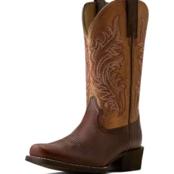 Ariat Westernlaarzen Round Up NcToe Dames Espresso