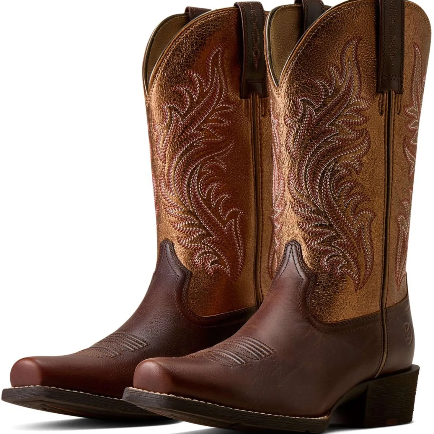 Ariat Westernlaarzen Round Up NcToe Dames Espresso