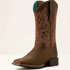 Ariat Westernlaarzen Round Up Wide Square Toe Sassy Brown