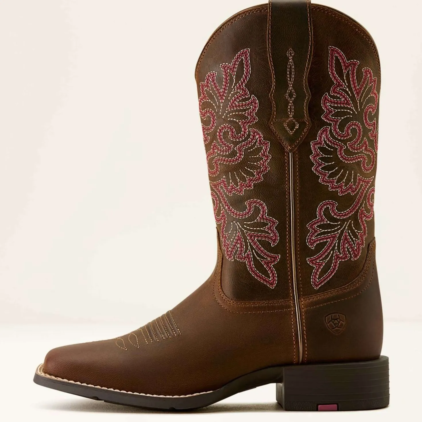 Ariat Westernlaarzen Round Up Wide Square Toe Sassy Brown