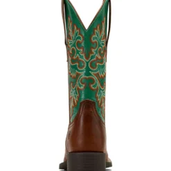 Ariat Westernlaarzen Round Up Stretchfit Dames Arizona Brown/Aged Jade