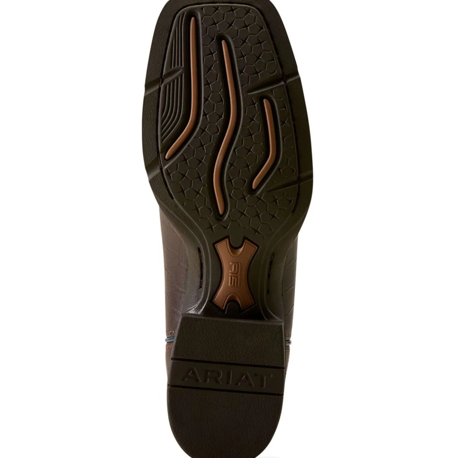 Ariat Westernlaarzen Round Up Holly Dames Chocolate Croc