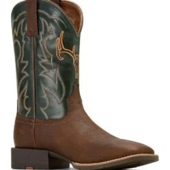Ariat Westernlaarzen Sport Outdoor Heren Brown Oiled/Tack Green