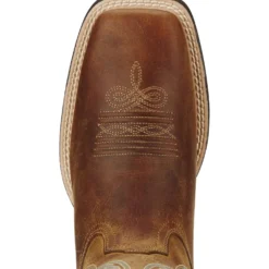 Ariat Western Round Up Wst B Powder Brown