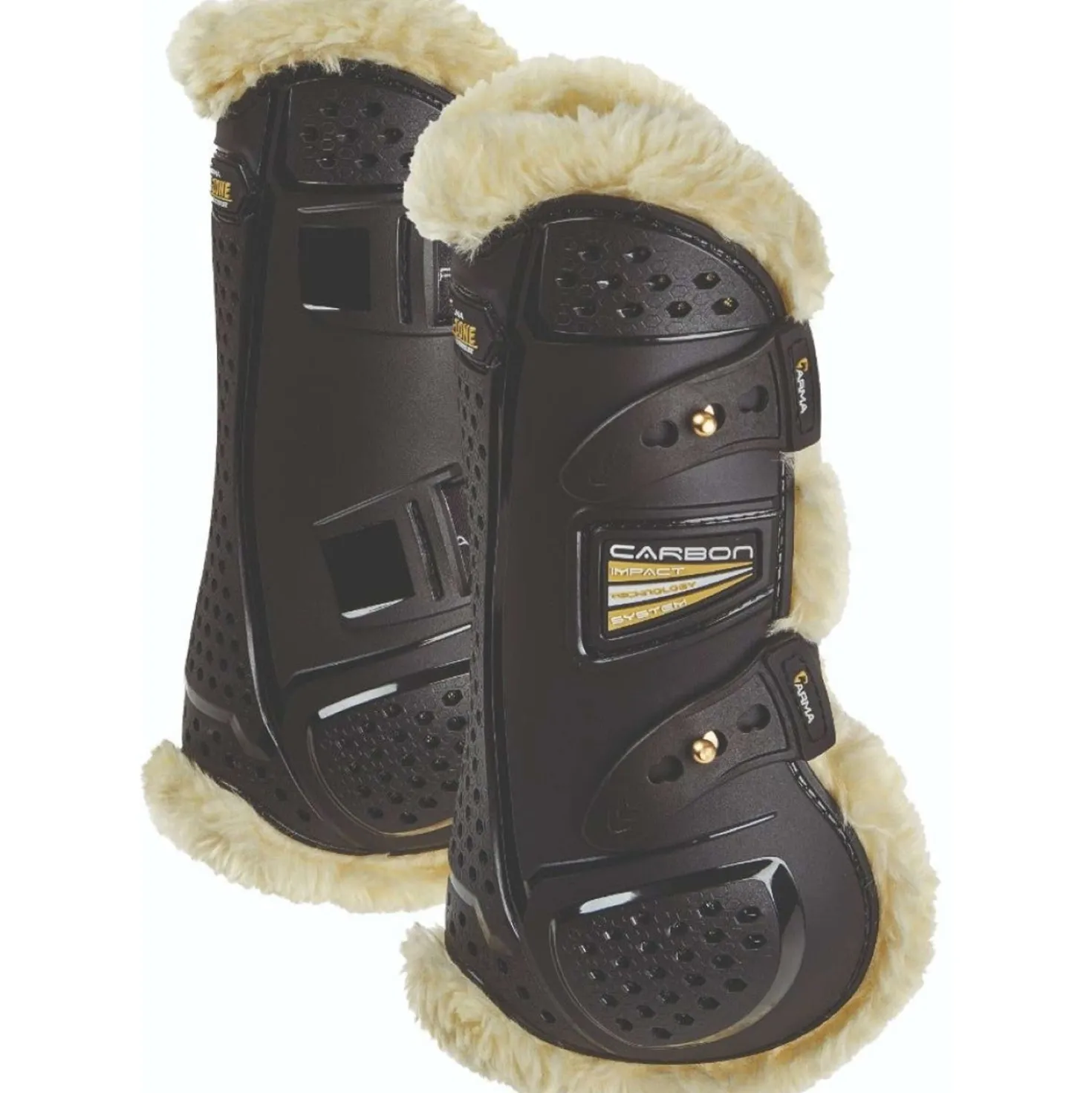 Arma by Shires Peesbeschermers Oxi-Zone Supafleece Zwart