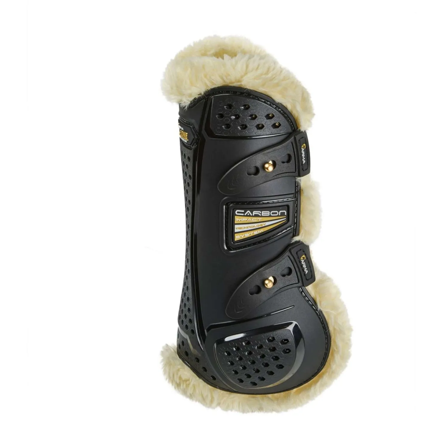Arma by Shires Peesbeschermers Oxi-Zone Supafleece Zwart
