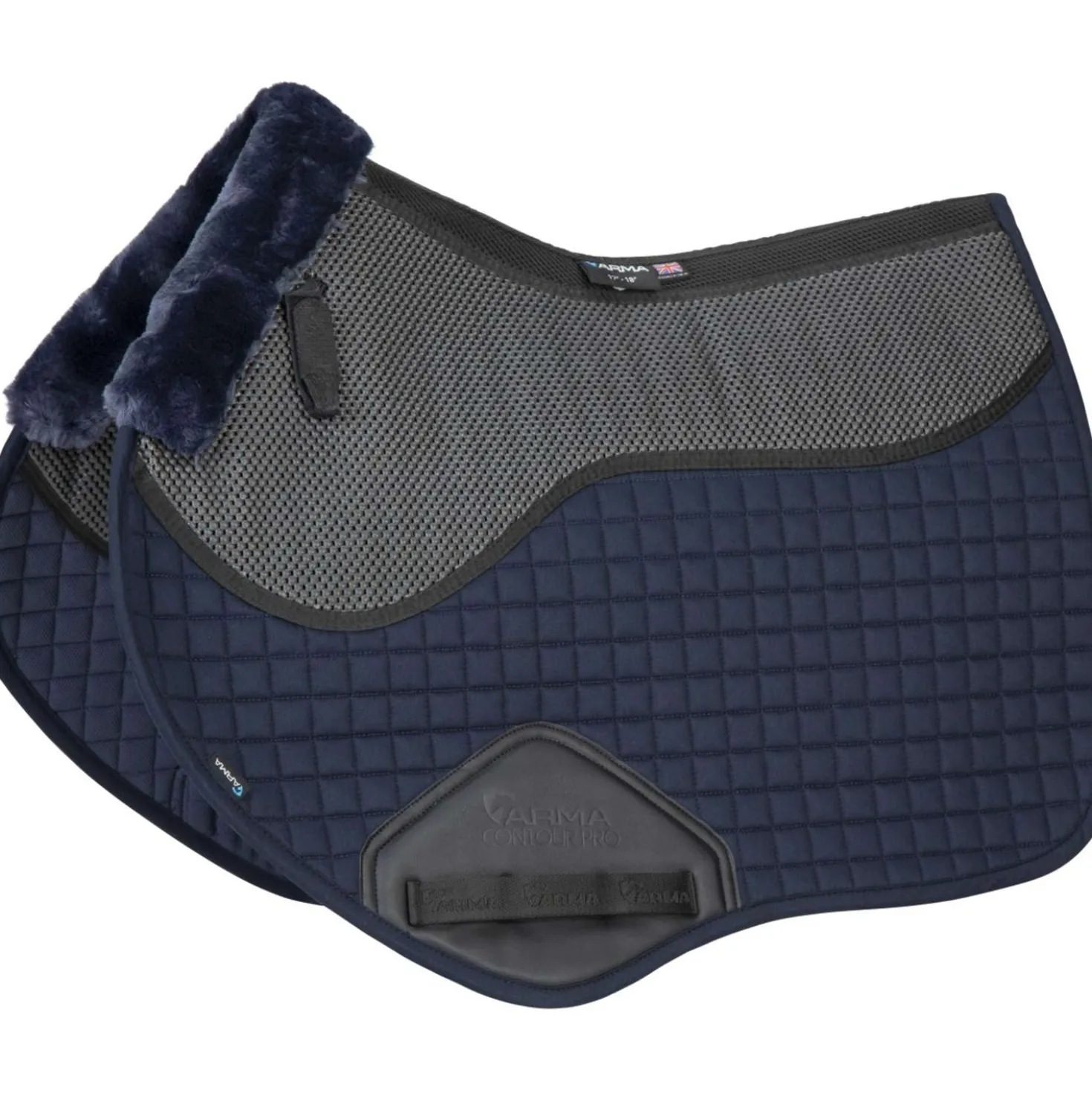 Arma by Shires Zadeldekje Soft Grip Springen Navy