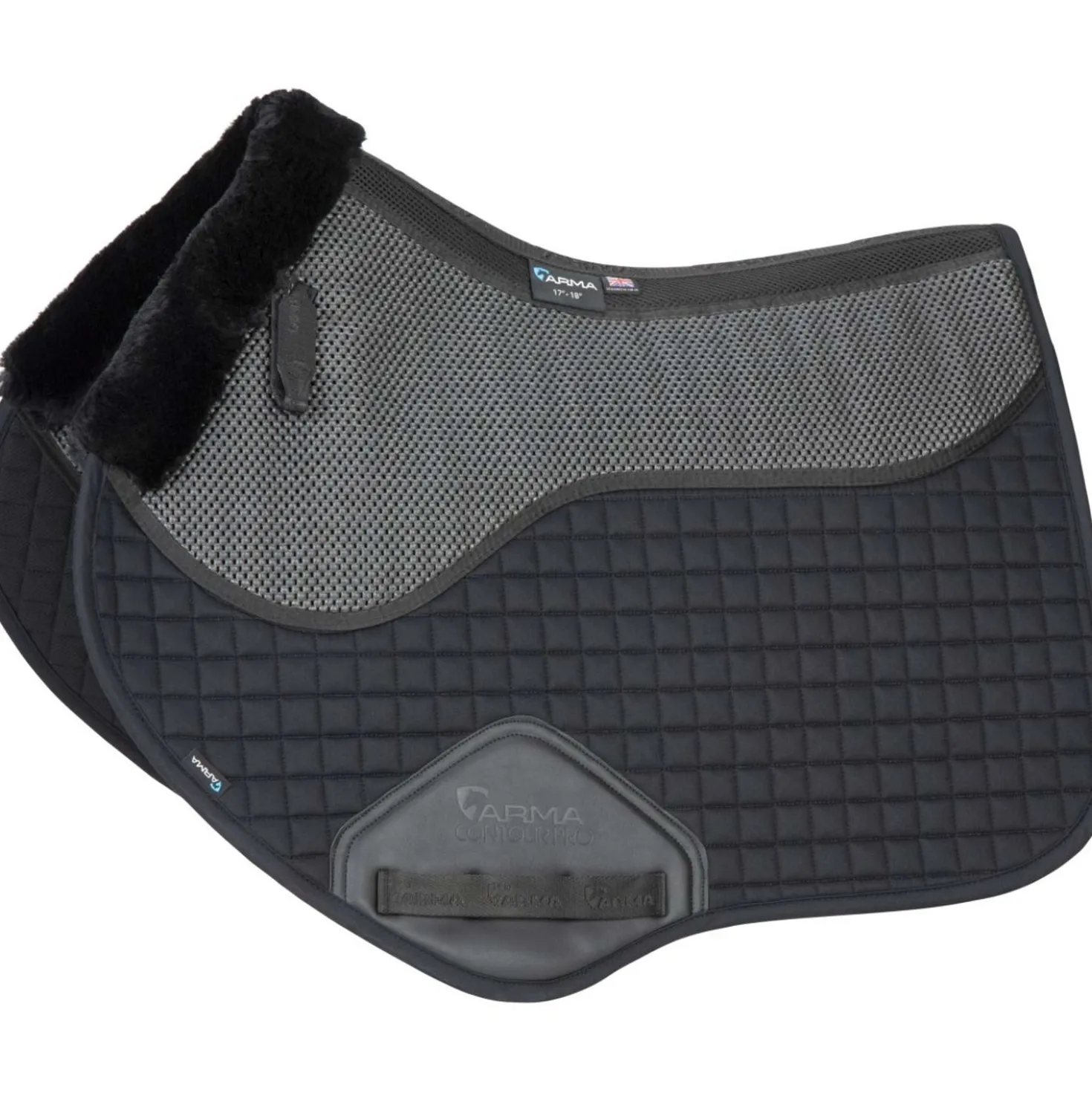 Arma by Shires Zadeldekje Soft Grip Springen Zwart