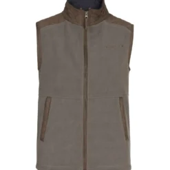 Aubrion by Shires Bodywarmer Heritage Fleece Donker Olijf