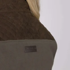 Aubrion by Shires Bodywarmer Heritage Fleece Donker Olijf