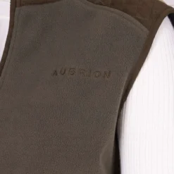 Aubrion by Shires Bodywarmer Heritage Fleece Donker Olijf