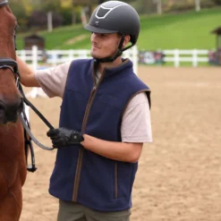 Aubrion by Shires Bodywarmer Original Fleece Heren Navy