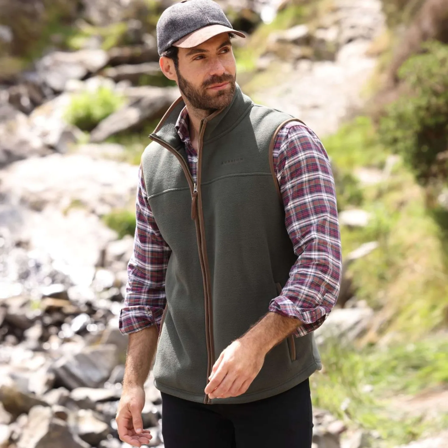 Aubrion by Shires Bodywarmer Original Fleece Groen