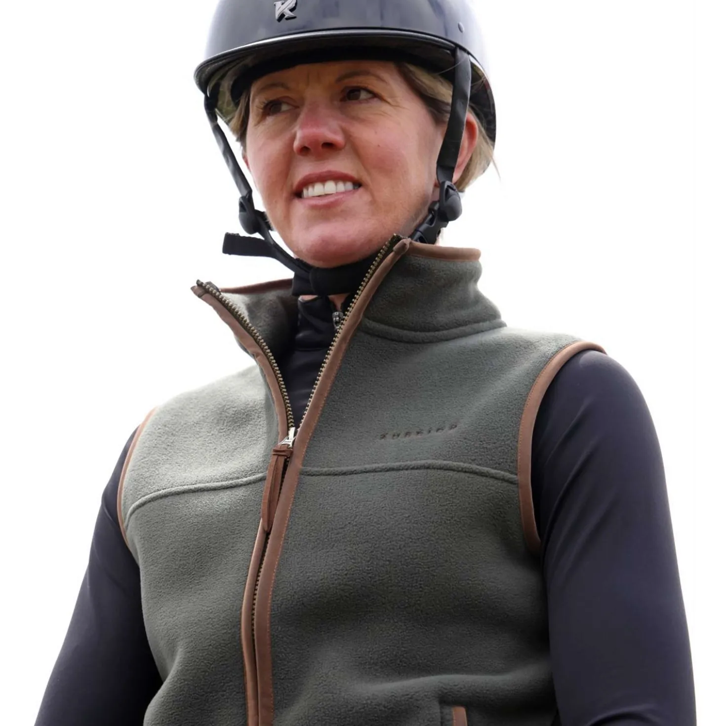 Aubrion by Shires Bodywarmer Original Fleece Groen