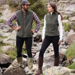 Aubrion by Shires Bodywarmer Original Fleece Groen