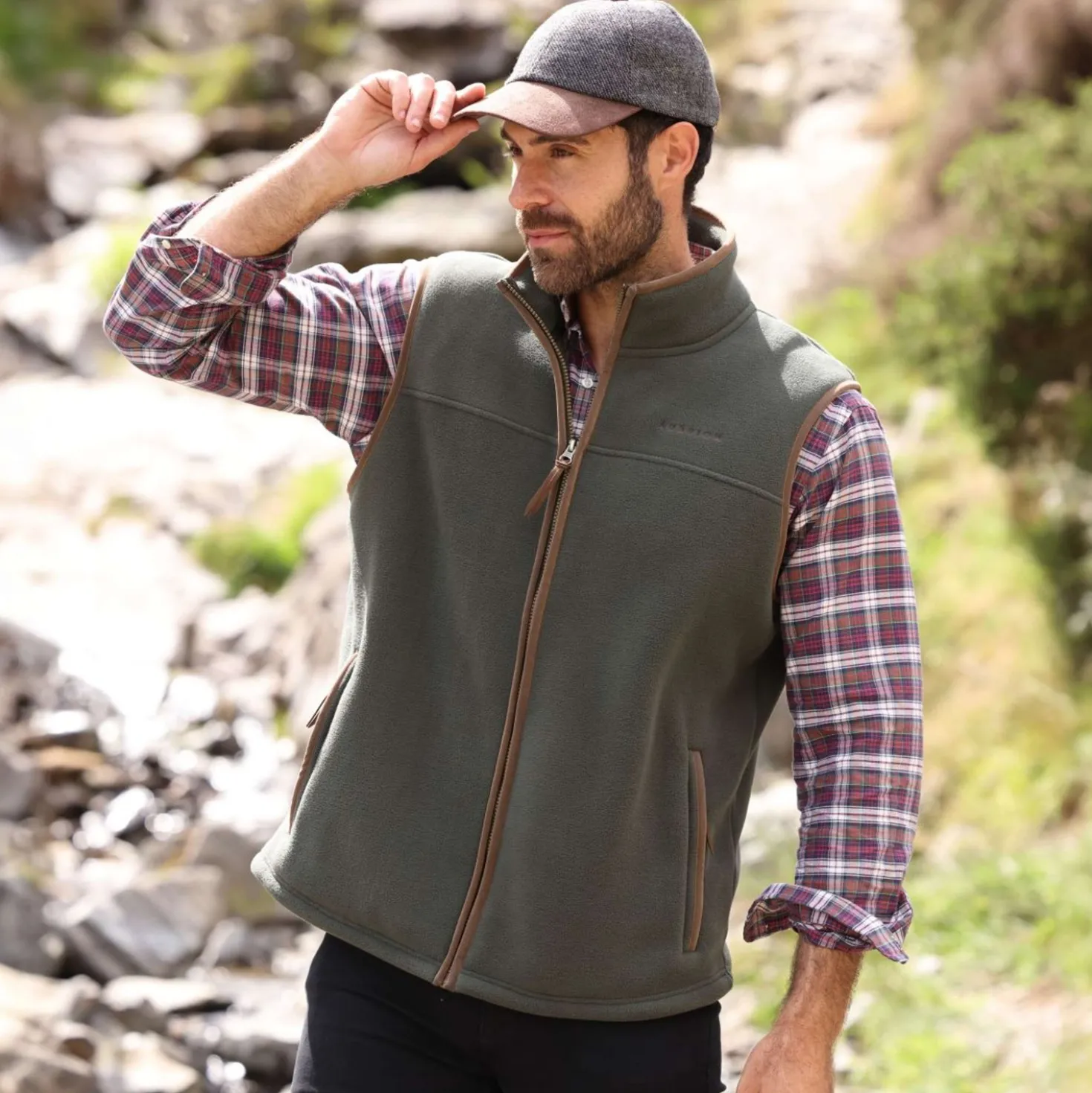 Aubrion by Shires Bodywarmer Original Fleece Groen