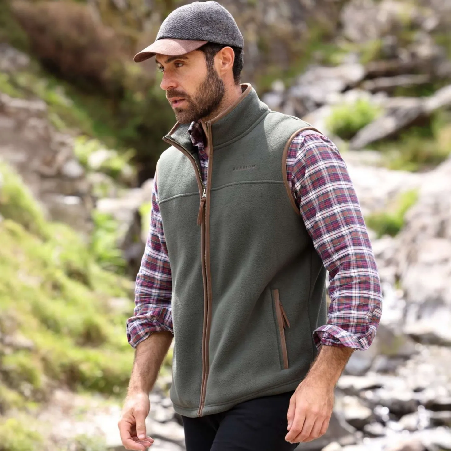 Aubrion by Shires Bodywarmer Original Fleece Groen