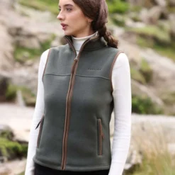 Aubrion by Shires Bodywarmer Original Fleece Groen