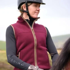 Aubrion by Shires Bodywarmer Original Fleece Maroon