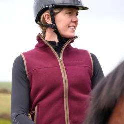 Aubrion by Shires Bodywarmer Original Fleece Maroon