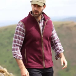 Aubrion by Shires Bodywarmer Original Fleece Maroon