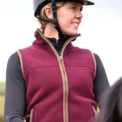 Aubrion by Shires Bodywarmer Original Fleece Maroon