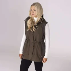 Aubrion by Shires Bodywarmer Heritage Donker Olijf