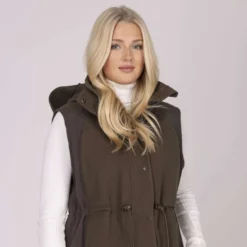 Aubrion by Shires Bodywarmer Heritage Donker Olijf