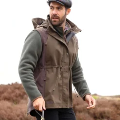 Aubrion by Shires Bodywarmer Heritage Donker Olijf