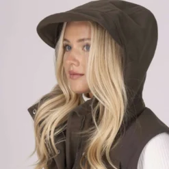 Aubrion by Shires Bodywarmer Heritage Donker Olijf