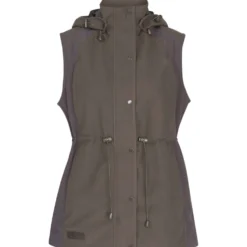 Aubrion by Shires Bodywarmer Heritage Donker Olijf