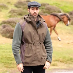 Aubrion by Shires Bodywarmer Heritage Donker Olijf