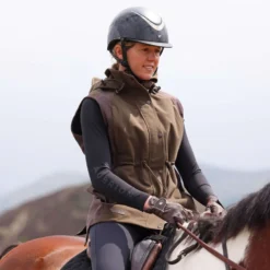 Aubrion by Shires Bodywarmer Heritage Donker Olijf