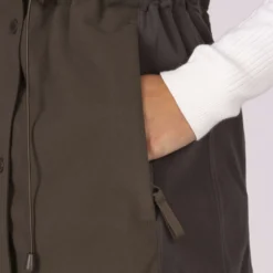 Aubrion by Shires Bodywarmer Heritage Donker Olijf