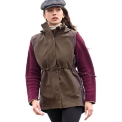Aubrion by Shires Bodywarmer Heritage Donker Olijf