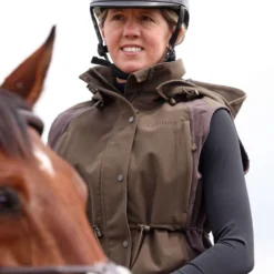 Aubrion by Shires Bodywarmer Heritage Donker Olijf