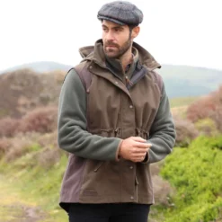 Aubrion by Shires Bodywarmer Heritage Donker Olijf