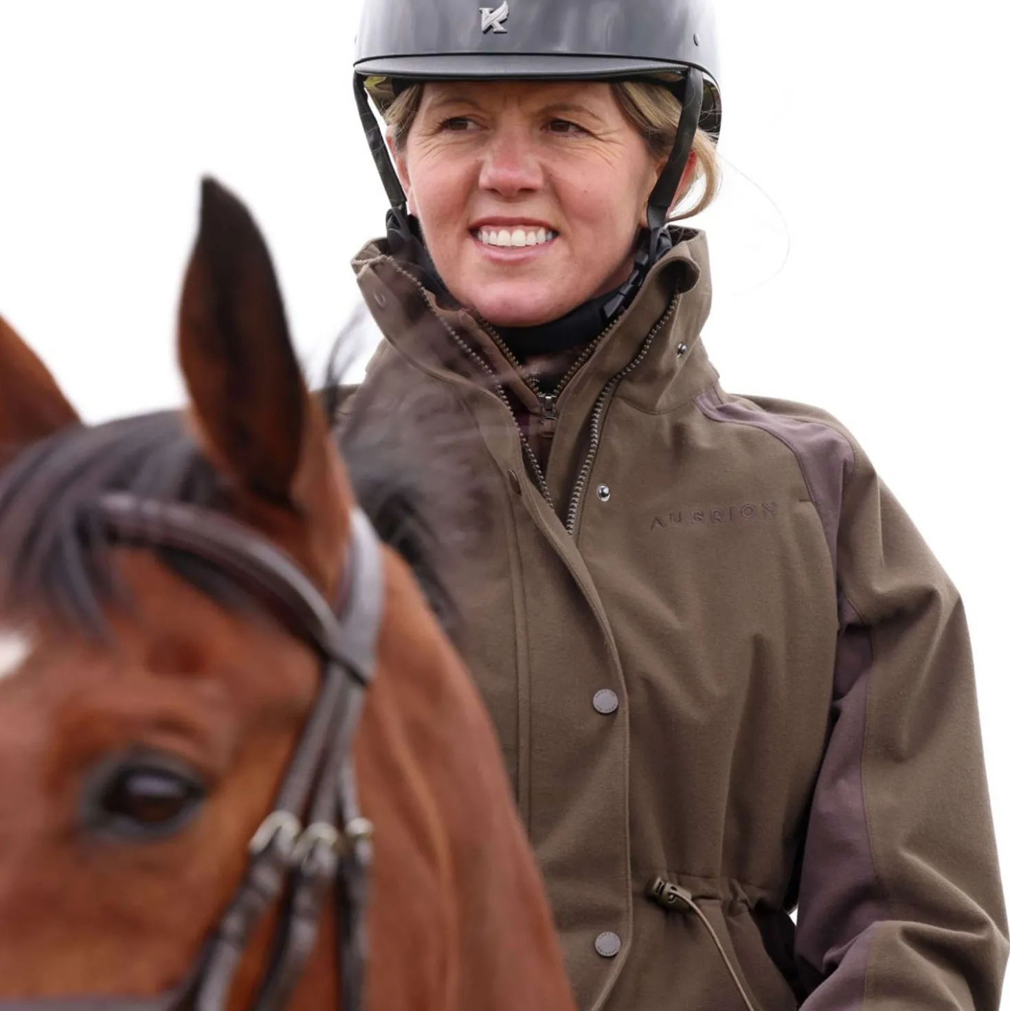 Aubrion by Shires Jas Heritage Donker Olijf