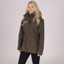 Aubrion by Shires Pullover Heritage Donker Olijf