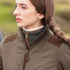 Aubrion by Shires Trui Heritage Fleece Donker Olijf