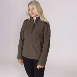 Aubrion by Shires Trui Heritage Fleece Donker Olijf