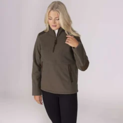 Aubrion by Shires Trui Heritage Fleece Donker Olijf