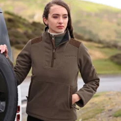 Aubrion by Shires Trui Heritage Fleece Donker Olijf