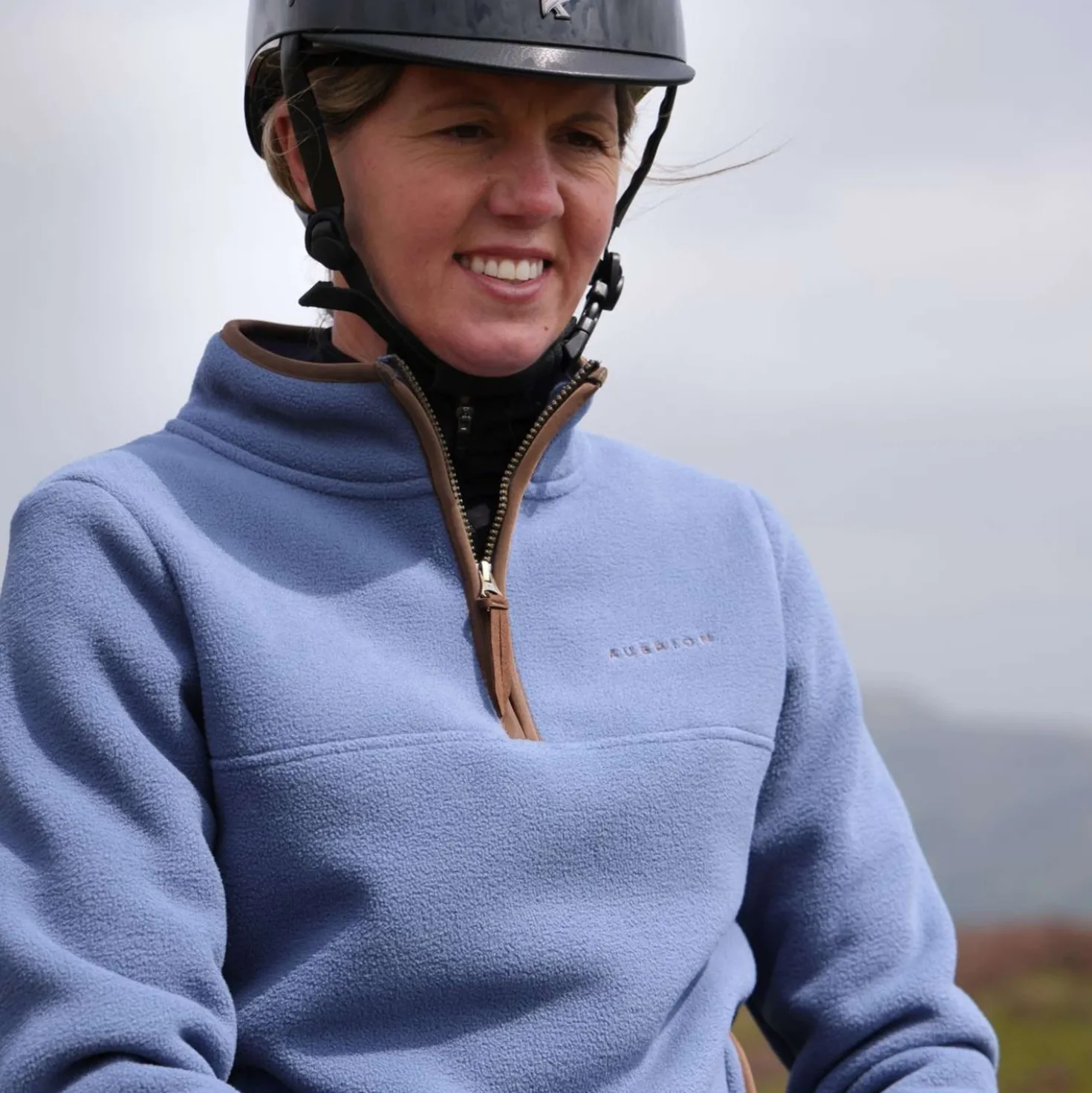 Aubrion by Shires Trui Original Fleece Blauw