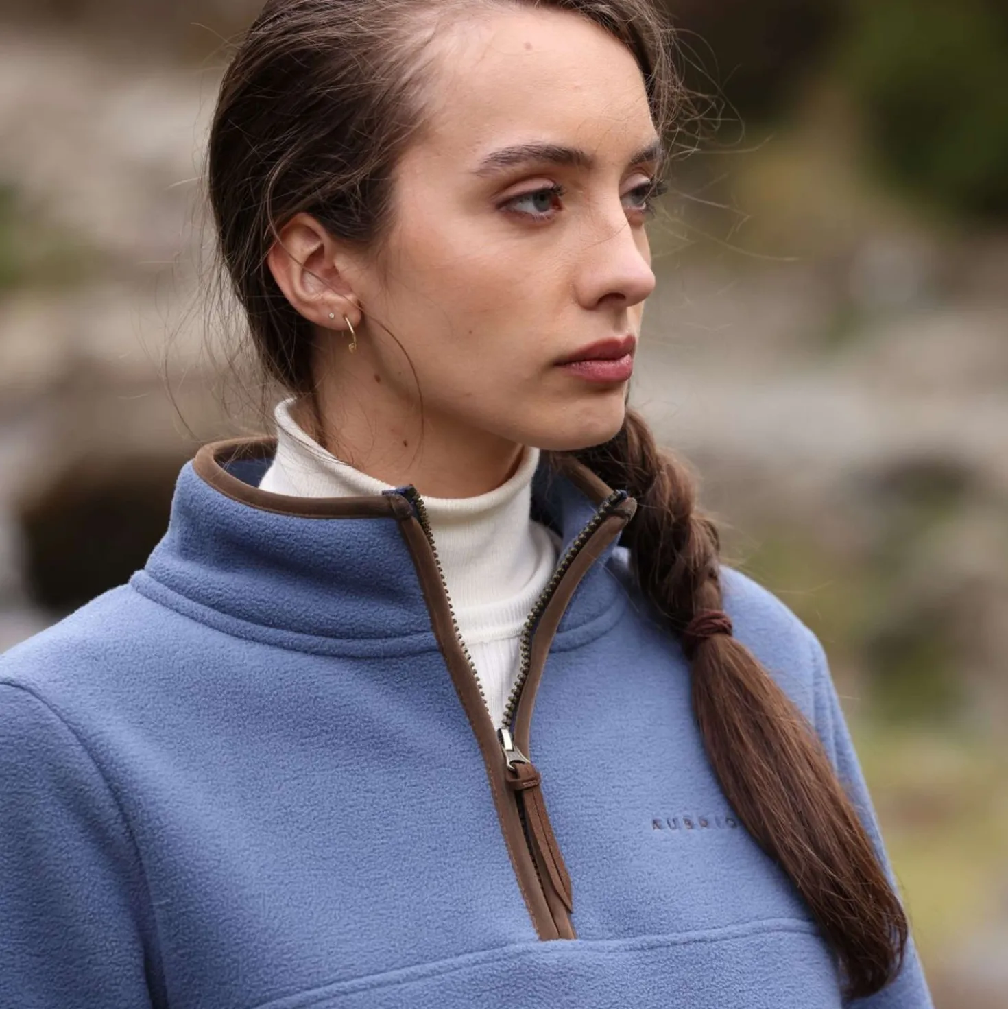 Aubrion by Shires Trui Original Fleece Blauw