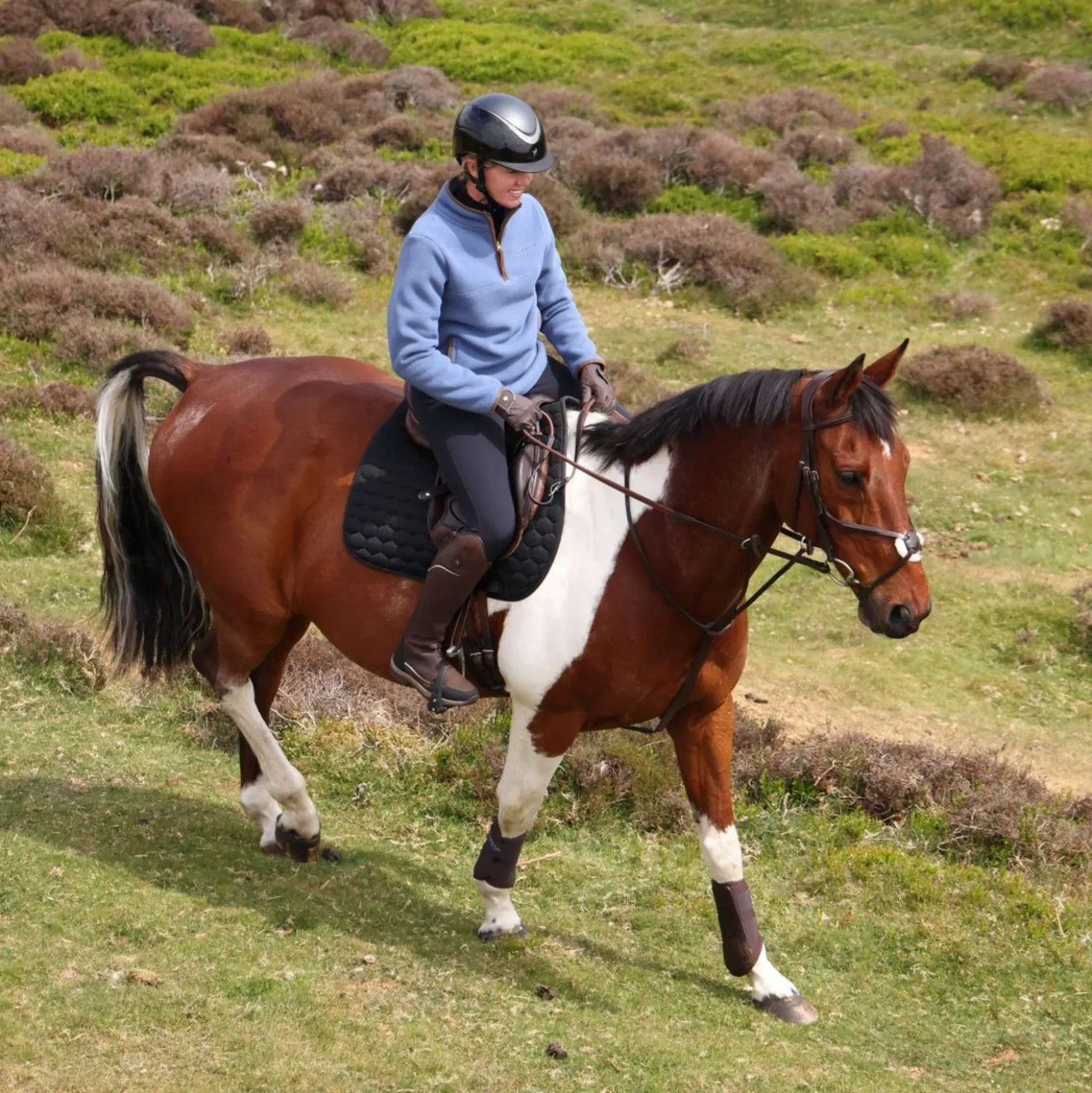 Aubrion by Shires Trui Original Fleece Blauw
