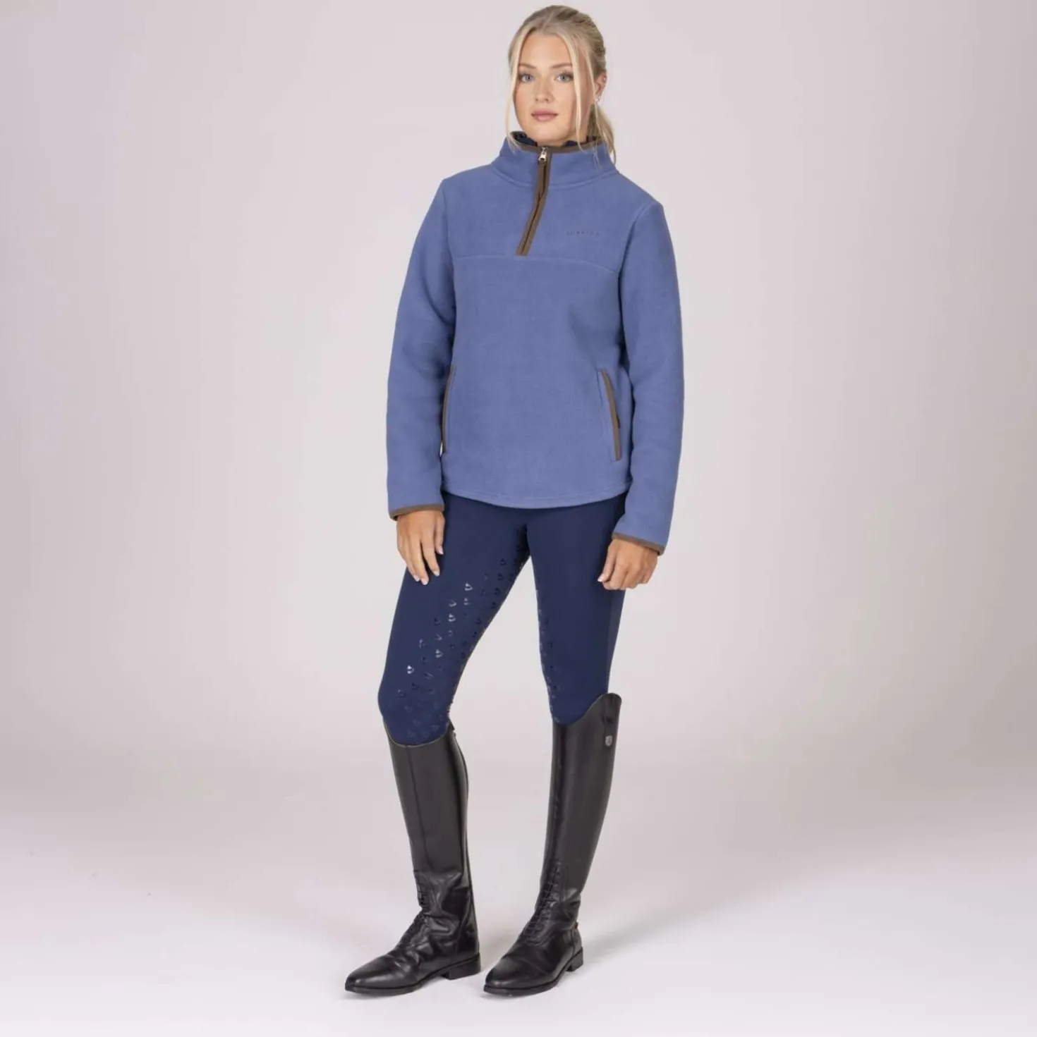 Aubrion by Shires Trui Original Fleece Blauw